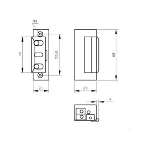 ZACZEP ELEKTRA R4 12V - z pamięcią wewnętrzną, z blokadą