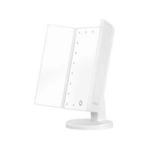 f8be59ac4e9b4e5cc22abfdc128fc2d7_original Lusterko do makijażu Humanas HS-ML04 z podświetleniem LED - biały