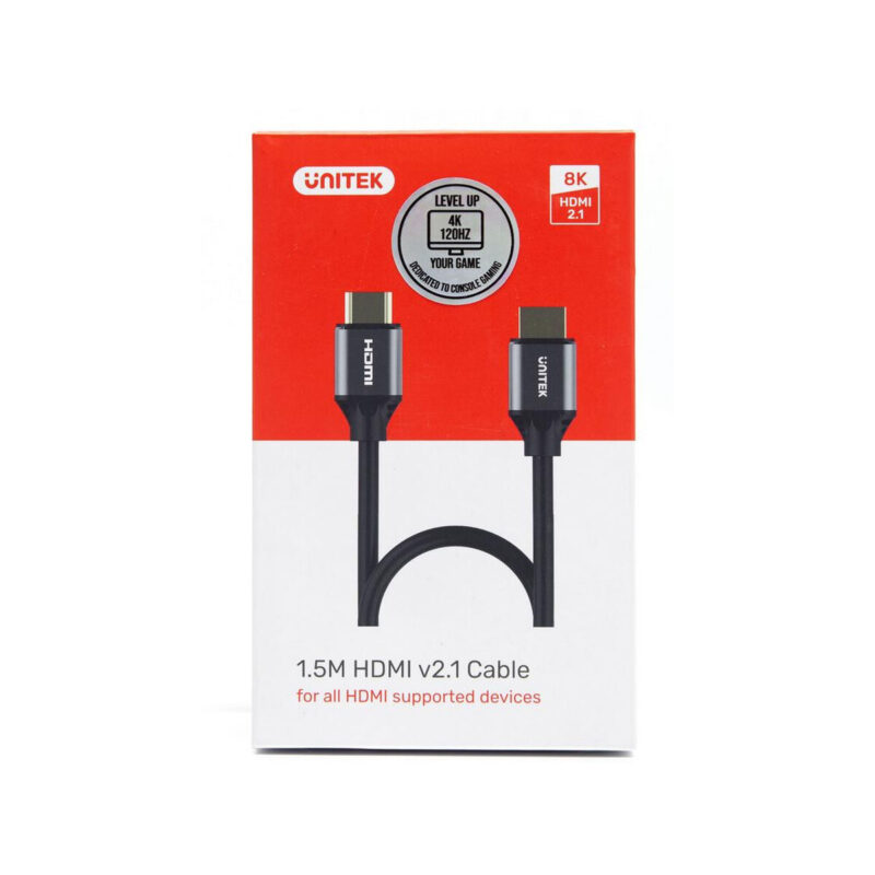 Kabel HDMI Unitek C137W 2.1 8K, UHD, 1,5m