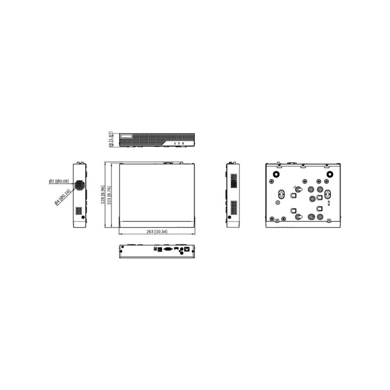 Rejestrator IP Hilook NVR-108MH-C(E) 8-kanałowy 8MPx