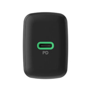 ŁADOWARKA SIECIOWA Greencell PowerSource Solo30 30W 1xUSB-C PD 3.0 QC 4.0+ czarna