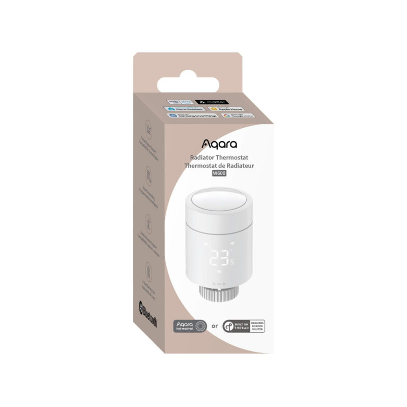 Aqara Radiator Thermostat W600 (Offline)  Głowica termostatyczna, Zigbee, Thread, BT WT-A03D