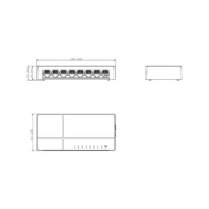 SWITCH DAHUA PFS3008-8GT-L-V2