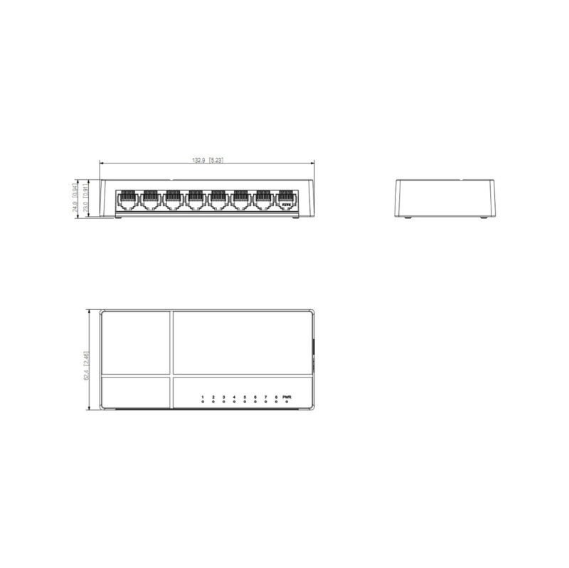 SWITCH DAHUA PFS3008-8GT-L-V2