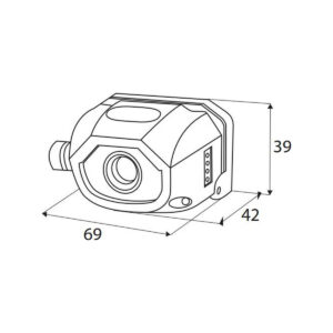 WIELOFUNKCYJNA LATARKA CZOŁOWA LED BEMKO AKUMULATOROWA 6500K 1200mAh IP44
