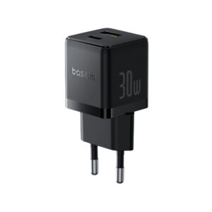 fabc23948ed5aab074c710c74ada1297_original ŁADOWARKA SIECIOWA Baseus Palm P1011160A113-00 30W 1x USB-C 1x USB-A PD 3.0 QC 3.0 CZARNA