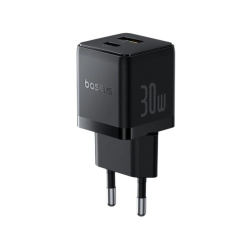 fabc23948ed5aab074c710c74ada1297_original ŁADOWARKA SIECIOWA Baseus Palm P1011160A113-00 30W 1x USB-C 1x USB-A PD 3.0 QC 3.0 CZARNA