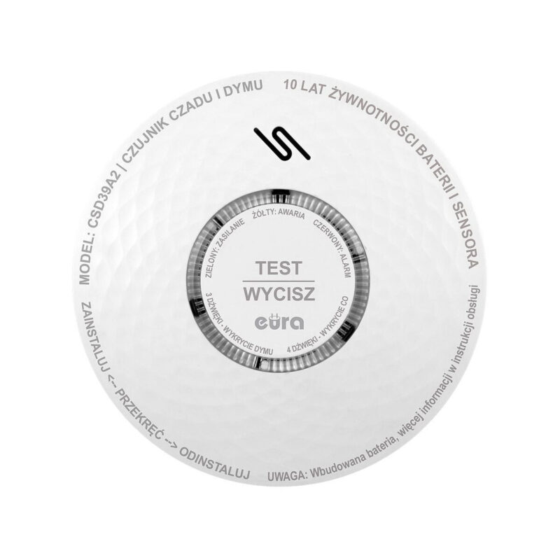 Czujnik czadu i dymu EURA CSD-39A2