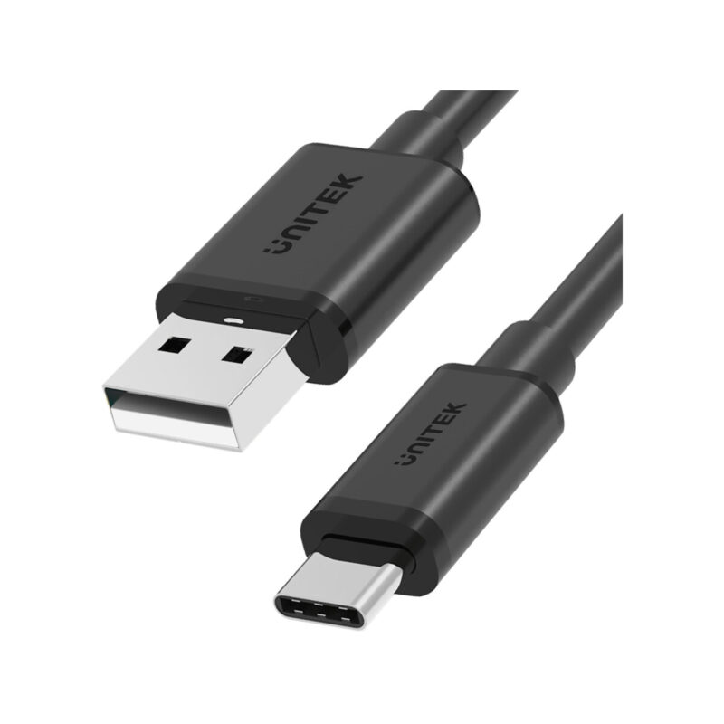 Unitek przewód USB-A - USB-C krótki 25cm Y-C480BK