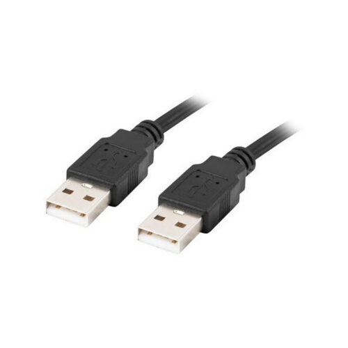 KABEL USB-A M/M 2.0 0.5M CZARNY LANBERG