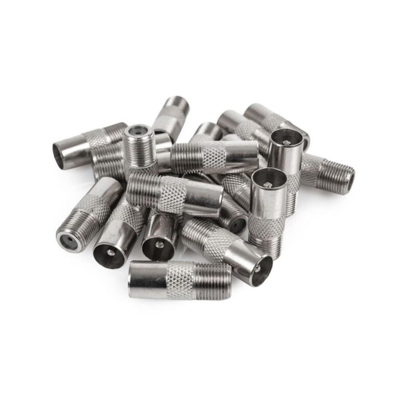 Gniazdo F / Wtyk TV Spacetronik TV-IECM01 100 szt. (23731)