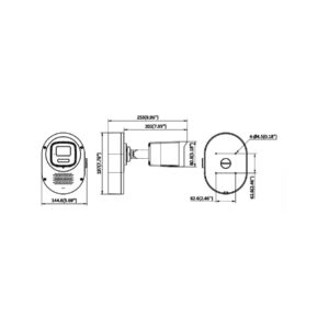 Kamera IP Hikvision DS-2CD1T67G3-LIUF/LSL(2.8mm)(O-STD)