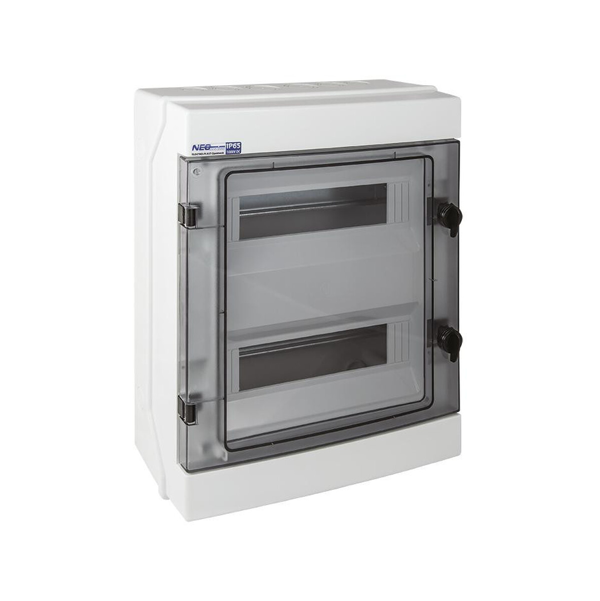 Rozdzielnica hermetyczna modułowa (500V AC, 1000V DC) 2x12 natynkowa (N+PE) IP65 RH-24 ELEKTRO-PLAST