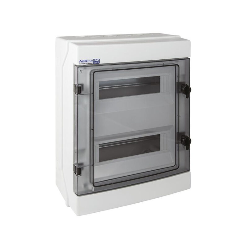Rozdzielnica hermetyczna modułowa (500V AC, 1000V DC) 2x12 natynkowa (N+PE) IP65 RH-24 ELEKTRO-PLAST