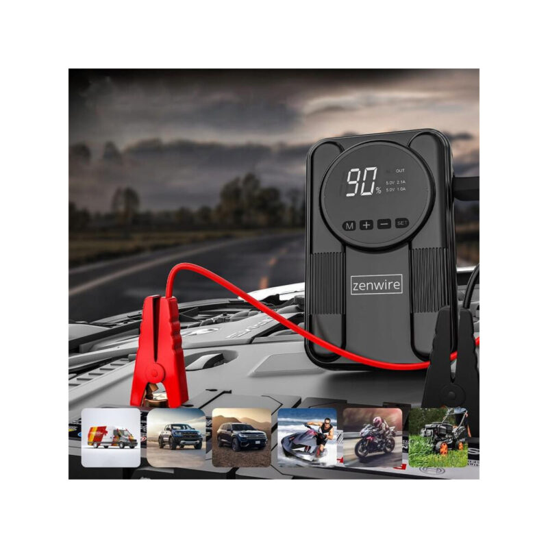 Booster Powerbank Jump Starter Kompresor Samochodowy Zenwire CYD14