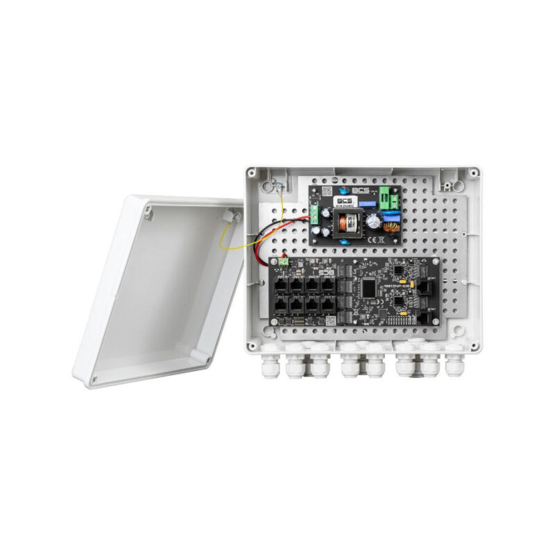 Zestaw do zasilania kamer IP BCS POWER BCS-IP8Gb/Z/E-S