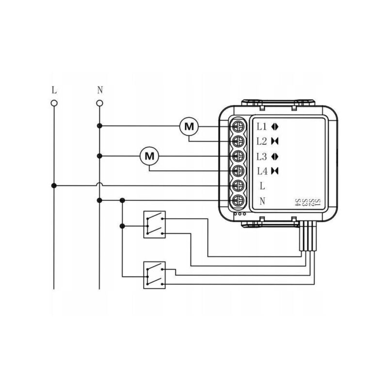 Moduł OXT mini sterownik 2 rolety WiFi TUYA  T228