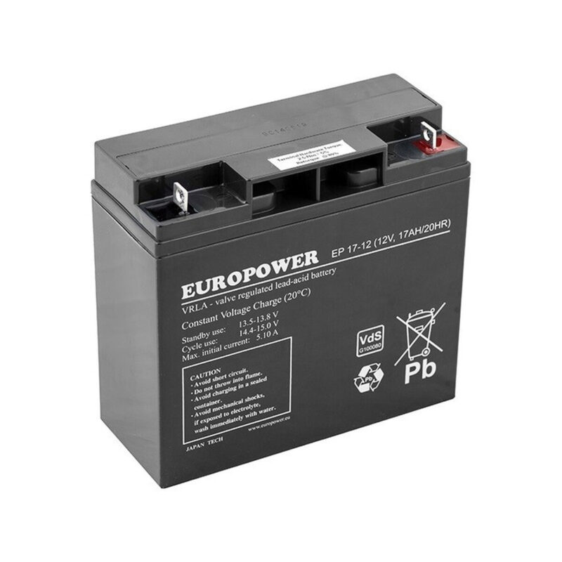 Akumulator AGM EUROPOWER serii EP 12V 17Ah (Żywotność 6-9 lat)