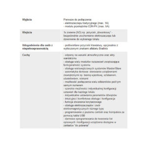 ACO CDNA GR Centrala domofonowa do instalacji analogowych, bez modułów dzwonienia