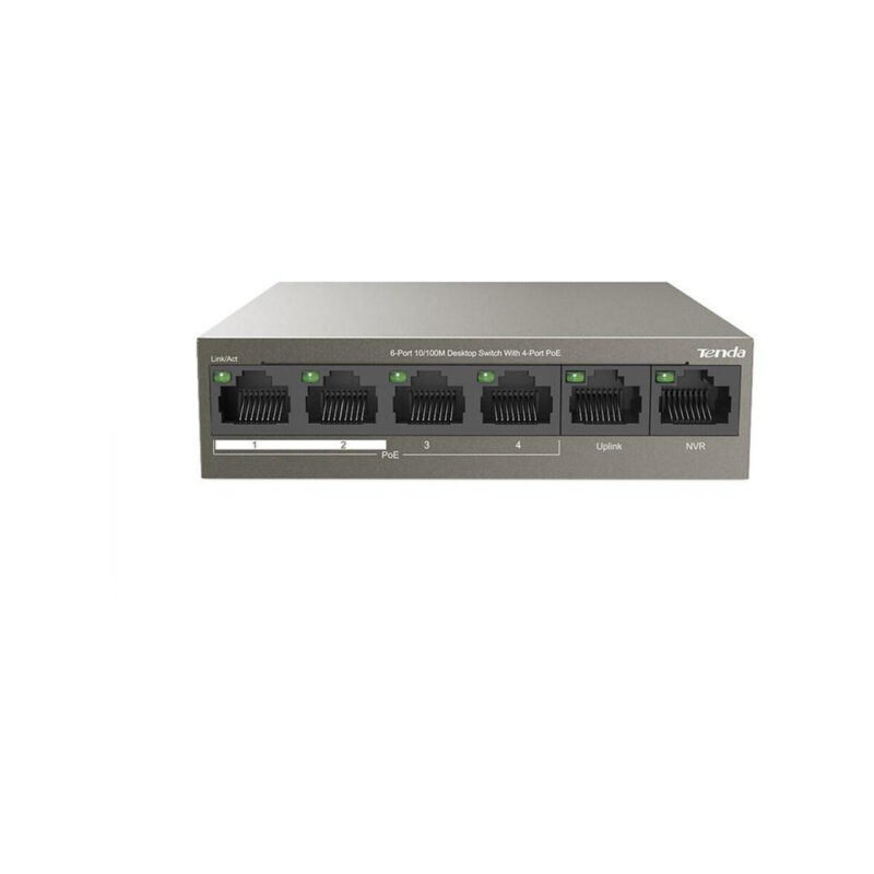 SWITCH POE TENDA TEF1106P-4-63W