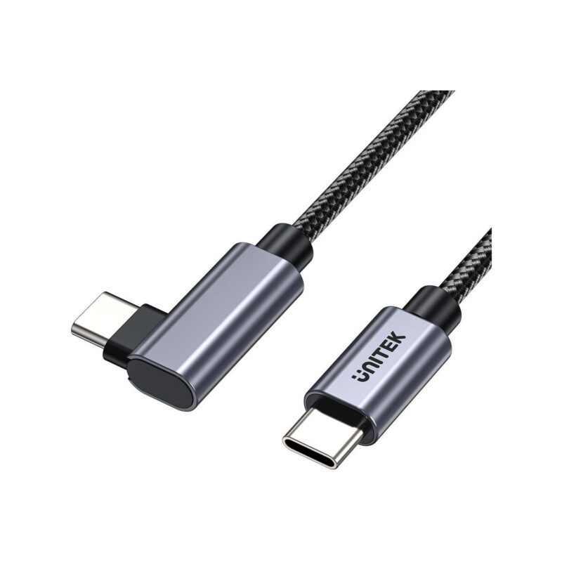 Unitek Kabel USB-C kątowy 90° PD100W 5m