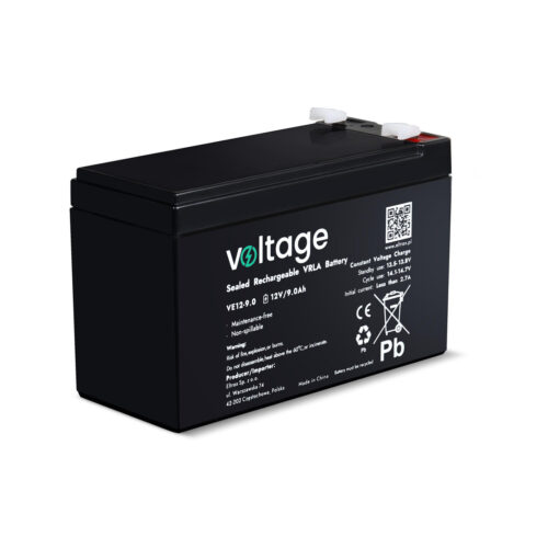 Akumulator AGM Voltage 12V 9Ah VE12-9.0 (Żywotność 6-9 lat)