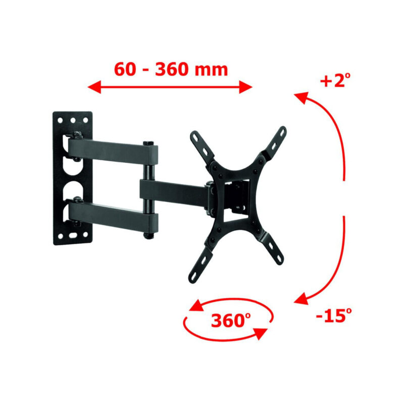 UCHWYT DO TV LCD/LED 17-42" 25KG AR-57A  ART reg.pion/poziom