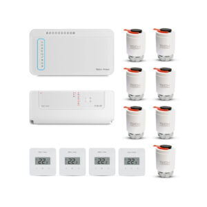 TECH STEROWNIKI Zestaw sterowania strefowego ogrzewaniem podłogowym przewodowy