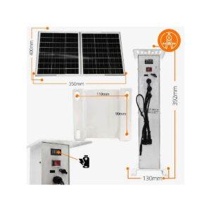 Kamera IP ORLLO Z10 WiFi POE z panelem fotowoltaicznym SM6030 PRO