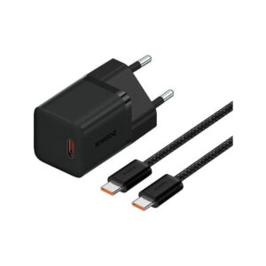 Ładowarka sieciowa Baseus GaN 5 Fast Charger Mini P10110902113-00 30 W USB-C PD 3.0 QC 3.0 + kabel