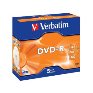 Płyty DVD-R Verbatim AZO (5szt)