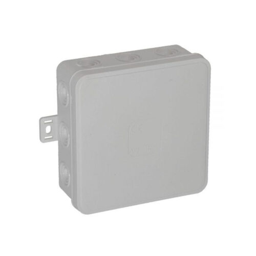 Puszka natynkowa pusta 12 wlotów VIPLAST V7 klik BIAŁA IP54 100x100x41mm 037-01