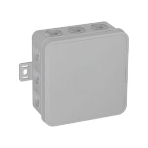Puszka natynkowa pusta 12 wlotów VIPLAST V7 klik SZARA IP54 100x100x41mm 037-03