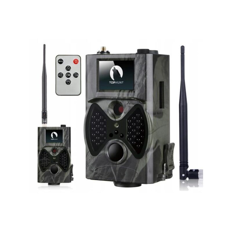 fotopuapka_kamera_hc300m_mms_gsm_6f9bab29bb553 Kamera leśna Tophunt HC300M FullHD 1080p 12MPX MMS GPRS SIM fotopułapka