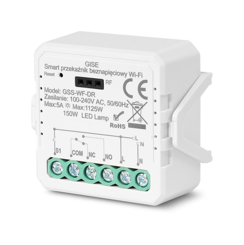gise_smart_pojedynczy_modu_przekanikowy_bezpotencjaowy_wifi__tuya__gsswfdr_04b751ca24497 GISE Smart Pojedynczy moduł przekaźnikowy bezpotencjałowy WiFi | Tuya | GSS-WF-DR