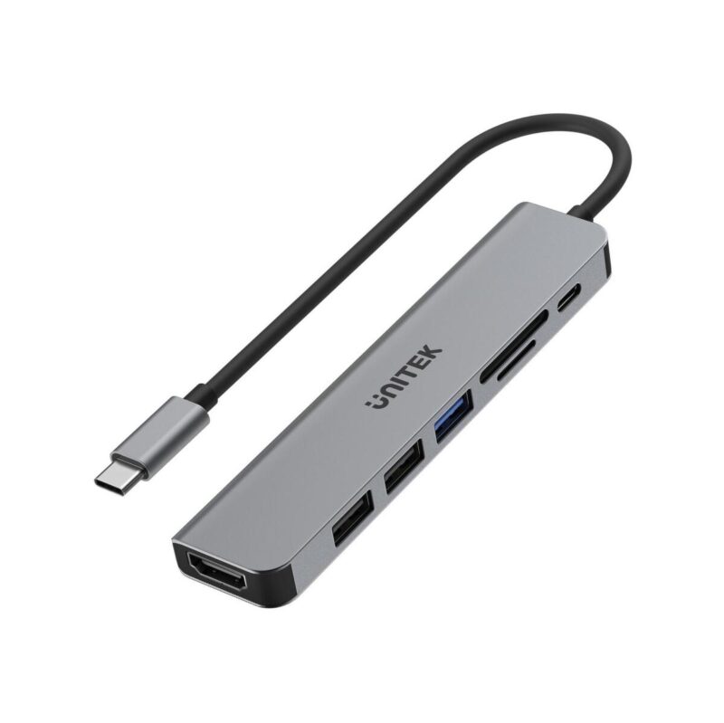 hub_usb_unitek_usbc_aluminium_7w1_47a5801e41b2e Hub USB Unitek USB-C aluminium 7w1