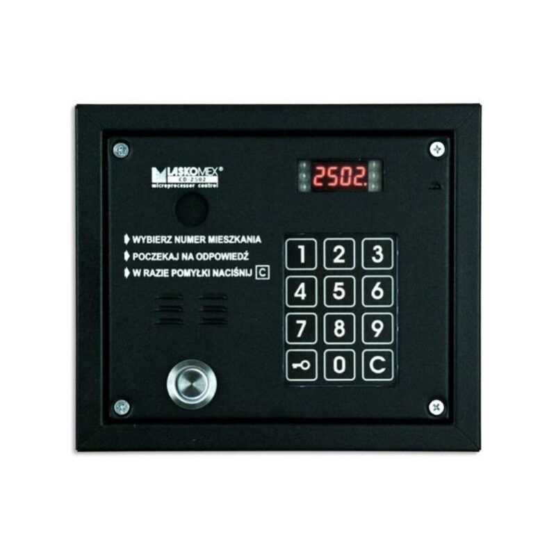 i-laskomex-panel-audio-z-czytnikiem-kluczy-dallas-cp-2503tp Laskomex CP-2503TP czarna Panel audio z czytnikiem kluczy "Dallas"