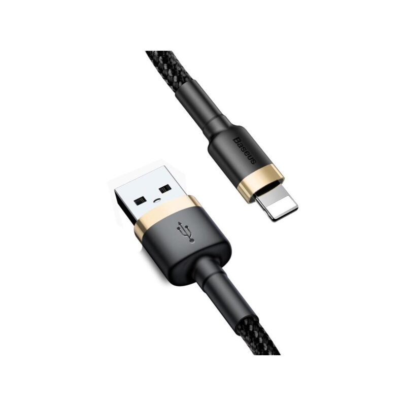 kabel_usba__lightning__iphone_baseus_cafule_calklfbv1_100cm_apple_24a_czarnozoty_w_oplocie_df75329d80c58 KABEL USB-A / Lightning iPhone Baseus Cafule CALKLF-BV1 100cm Apple 2.4A CZARNO-ZŁOTY W OPLOCIE