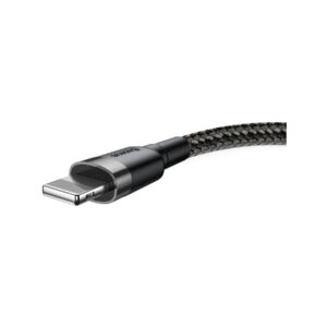 kabel_usba__lightning__iphone_baseus_cafule_calklfcg1_200cm_apple_15a_czarnoszary_w_oplocie_197f7cc787b86 KABEL USB-A / Lightning iPhone Baseus Cafule CALKLF-CG1 200cm Apple 1.5A CZARNO-SZARY W OPLOCIE