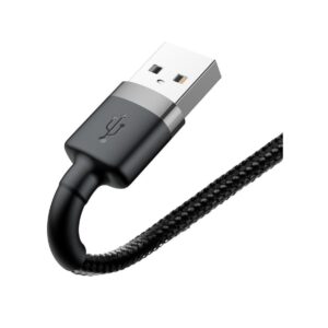 kabel_usba__lightning__iphone_baseus_cafule_calklfrg1_300cm_apple_2a_czarnoszary_w_oplocie_2beca972c5f50 KABEL USB-A / Lightning iPhone Baseus Cafule CALKLF-RG1 300cm Apple 2A CZARNO-SZARY W OPLOCIE