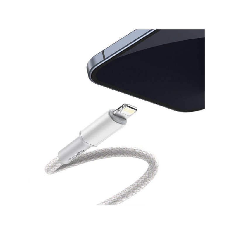 kabel_usbc__lightning__iphone_baseus_cafule_catlgda02_2m_20w_pd_quick_charging_biay_w_oplocie_799c56785a08c KABEL USB-C / Lightning iPhone Baseus Cafule CATLGD-A02 2m 20W PD Quick Charging BIAŁY W OPLOCIE