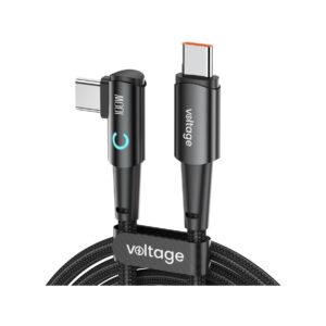 kabel_usbc__usbc_ktowy_voltage_powerangle_100w_pd_100cm_czarny_8ead76b77515f Kabel USB-C / USB-C kątowy Voltage PowerAngle 100W PD 200cm czarny