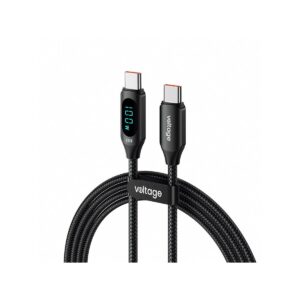 kabel_usbc__usbc_voltage_powerdisplay_100w_pd_100cm_czarny_3af6d94406796 Kabel USB-C / USB-C Voltage PowerDisplay 100W PD 100cm czarny