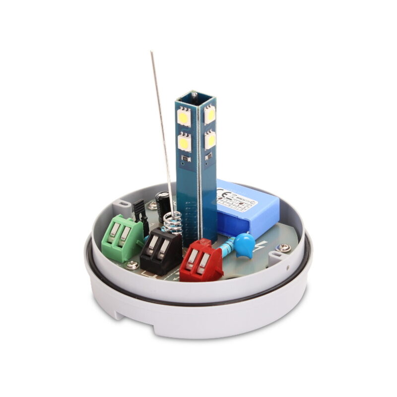 lampa-nice-11057_2 Lampa LED Proxima KOGUT z wbudowaną anteną 433.92 MHz (12-24V AC/DC lub 230V AC) żółta