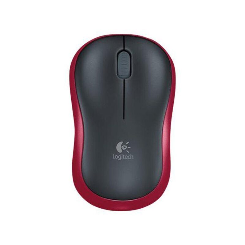 logitech_m185_wireless_mouse_czerwonoczarny_93d4b289665be Mysz komputerowa Logitech M185 Wireless Mouse czerwony