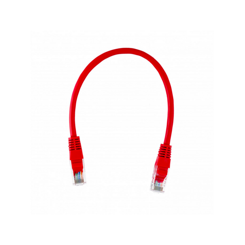 patchcord_uutp_kat5e_025m_czerwony_405b7ee698586 PATCHCORD U/UTP KAT.5E 0,25m CZERWONY