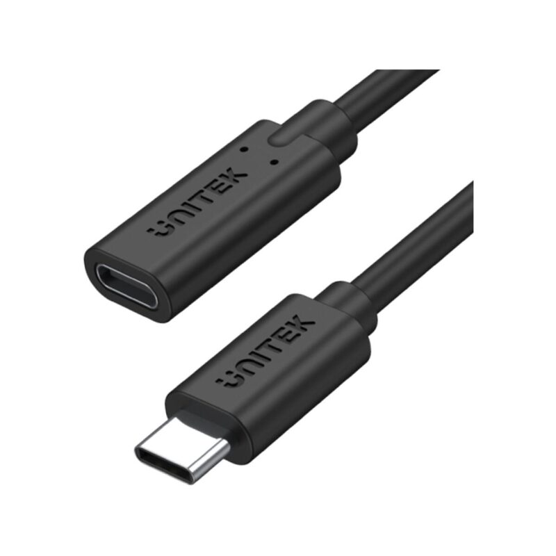 przeduacz_unitek_c14086bk_usbc_10gbps_4k_pd_100w_15m_6023408331270 Przedłużacz Unitek C14086BK USB-C 10Gbps 4K, PD 100W 1,5m