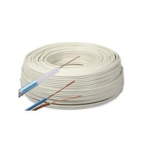 przewd_k60_2x05_ywdxek_7505937_1573048141 Przewód kabel koncentryczny z zasilaniem do CCTV BIAŁY K60+2x0,5mm2 ELEKTROKABEL 1m