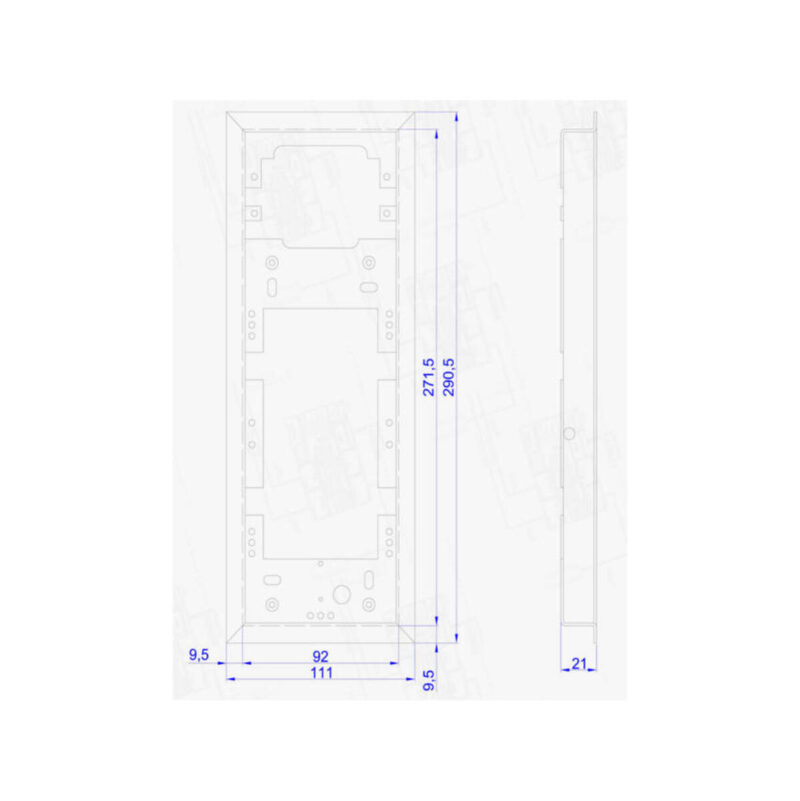 ramka_9333_1 ACO CDN-R-M Ramka podtynkowa średnia CDN