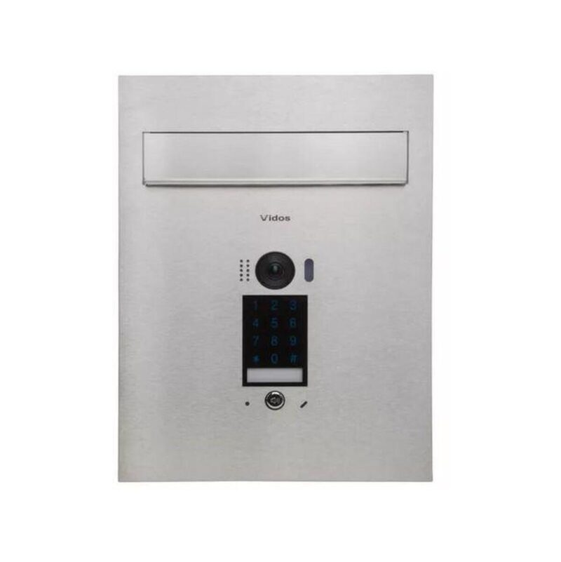 skrzynka_na_listy_vidos_s1401dskp_z_wbudowanym_wideodomofonem_84524357b5205 Skrzynka na listy Vidos S1401D-SKP z wbudowanym wideodomofonem